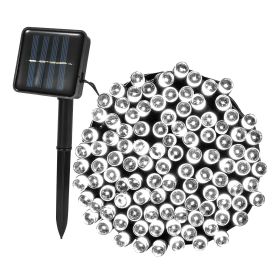1Pc Solar String Lights LED Solar Power Fairy String Light 12M 8 Lighting Mode Cool Light Waterproof Starry String Lights Christmas Wedding Party Dec