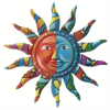 1pc, Creative Metal Sun Wall Decor, Metal Wall Art Decorative Pendant, Scene Decor, Home Decor, Wedding Decor, Holiday Decor, Party Decor, Celebratio
