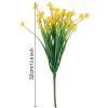 5Pcs Colorful Artificial Flowers Plastic Lotus Shrubs for Home Office Outdoor Garden Porch Patio Decoration Indoor Farmhouse Hanging Planter Decor