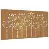 Garden Wall Decoration Rusty Corten Steel 41.3 x 21.7 in