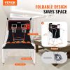 VEVOR Foldable Basketball Arcade Game, 2 Player Indoor Basketball Game, Home Dual Shot Sport with 5 Balls, 8 Game Modes, Electronic Scoreboard, and I