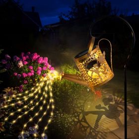 Solar Garden Lights Outdoor Decoration, Metal Solar Watering Can Lights Outdoor Waterproof, Small Patio Light Yard Lawn Pathway Decor, Gardening Gift (Option: 1pcs)