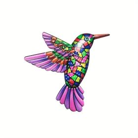 1pc/4pcs, Metal Hummingbird Wall Art Decor, Metal Birds Outdoor Wall Sculpture Decoration Hanging, Room Decor, Home Decor, Wedding Decor, Holiday Dec (Style: Model D)