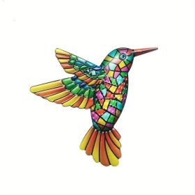 1pc/4pcs, Metal Hummingbird Wall Art Decor, Metal Birds Outdoor Wall Sculpture Decoration Hanging, Room Decor, Home Decor, Wedding Decor, Holiday Dec (Style: Model A)