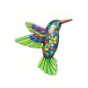 1pc/4pcs, Metal Hummingbird Wall Art Decor, Metal Birds Outdoor Wall Sculpture Decoration Hanging, Room Decor, Home Decor, Wedding Decor, Holiday Dec