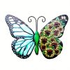1pc/4pcs, Metal Butterfly Wall Art Decor, 3D Outdoor Sculpture Iron Outdoor Hanging Decor Ornaments, Metal Hand-made Butterfly Wall Art, Fence Decora