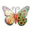 1pc/4pcs, Metal Butterfly Wall Art Decor, 3D Outdoor Sculpture Iron Outdoor Hanging Decor Ornaments, Metal Hand-made Butterfly Wall Art, Fence Decora