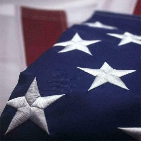 American Flag 10x15 ft 8x12 ft 6x10 ft 5x8 ft 4x6 ft 3x5 ft  2x3 ft Outdoor Heavy Duty Embroidered Stars USA Flag Sewn Stripes Fade Resistance Brass (size: 2.5x4ft)