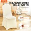 VEVOR Stretch Spandex Folding Chair Covers, Universal Fitted Chair Cover, Removable Washable Protective Slipcovers, for Wedding, Holiday, Banquet, Pa