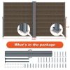 Retractable Side Awning - Folding Patio Privacy Screen | Waterproof & UV-Resistant Outdoor Shade Divider for Patio, Garden, Balcony & Commercial Use