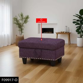 Self-pickup Only--Amaranth Linen 3-Piece Sofa Set Living Room Sofa (Option: F09917  O)